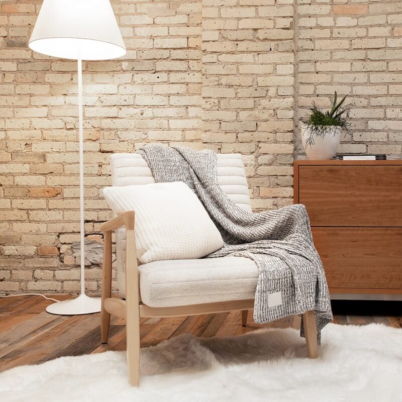 Chunky Knit Throw Blanket